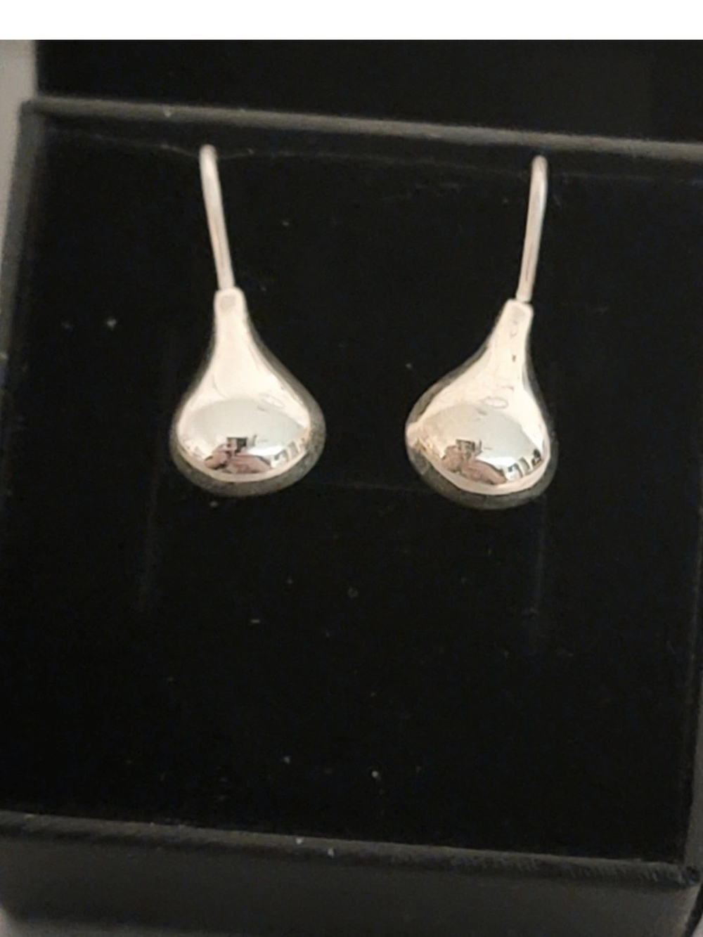 Silpada Silver Teardrop Hook Earrings